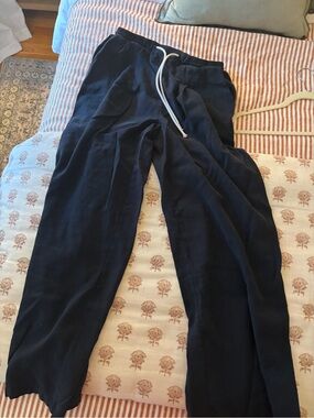 Hunter Navy Blue Women's Drawstring Track Pants